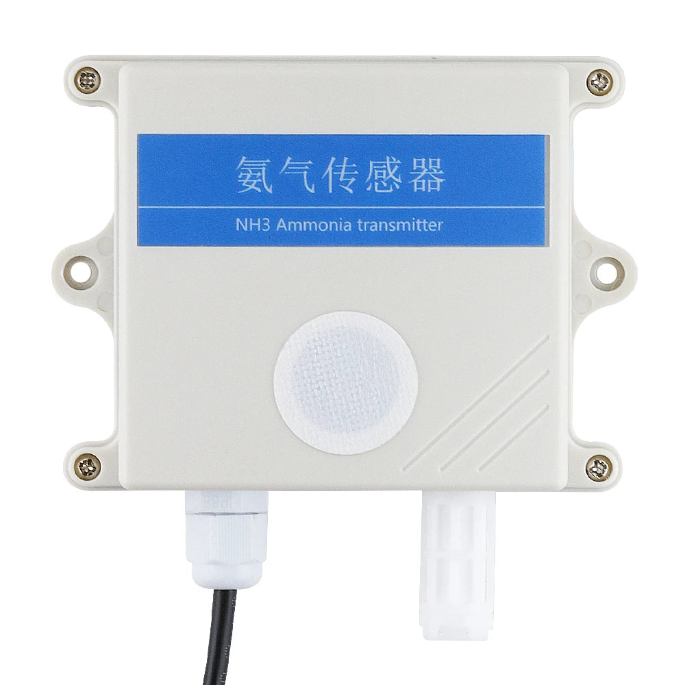 Ammonia Gas Sensor NH3 Concentration Detection High Precision Detector 20ppm 100ppm 500ppm Output RS485 4-20mA 0-5V 0-10V