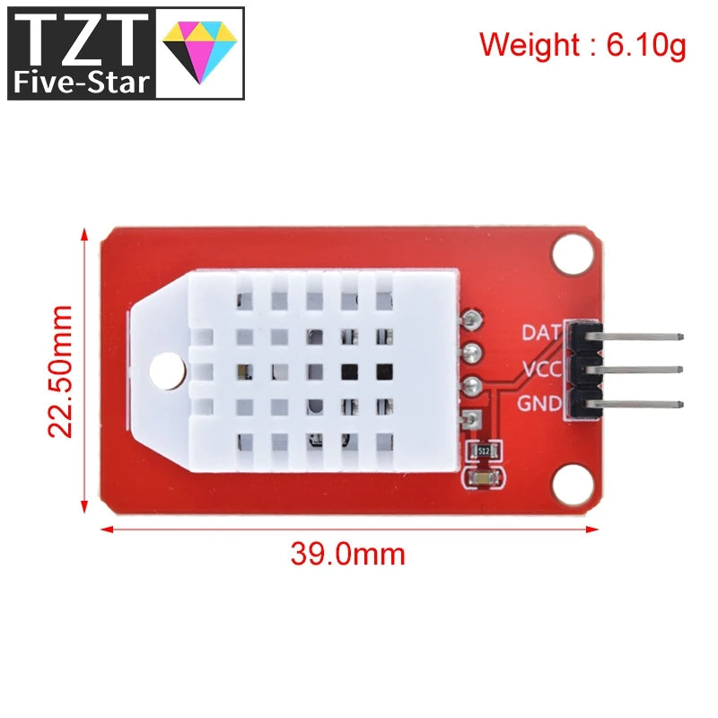TZT 1/3/5PCS Digital Temperature Sensor / Humidity Sensor AM2302 DHT22 Sensor Module For Arduino electronic DIY