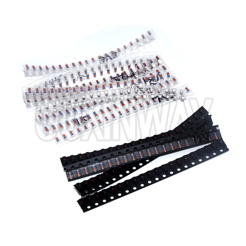 300PCS 1N4148 SMD LL34 Zener Diode Kit 0.5W 1/2W 3V-24V 2V-39V SMD Diode Set