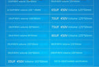 CBB65 450V AC Motor Capacitor Air Conditioner Compressor Start 5uF 6uF 20uF 25uF 30uF 35uF 40uF 45uF 50uF 60uF 70uF