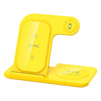 LED Fast Wireless Charger Stand 3 in 1 Foldable Charging Station For iPhone 17 16 15 14 13 12 Apple Watch 9 8 7 6 5 Airpods Pro