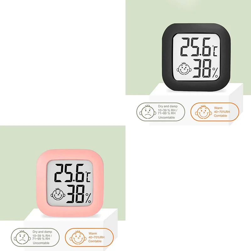 1/2pc LCD Digital Thermometer Hygrometer Indoor Room Electronic Temperature Humidity Meter Sensor Gauge Weather Station For Home