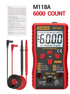 Digital Multimeter Voltage Tester Voltmeter SZ06 SZ308 TRMS 2000 Counts Auto-Ranging Ohm Volt Amp Meter Measuring AC/DC Voltage