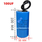 CD60 startup capacitor Plastic shell/electrolytic cell 450V 450VAC 75UF 100UF 150UF 200UF 250UF 300UF 350UF 400UF 500UF 800UF