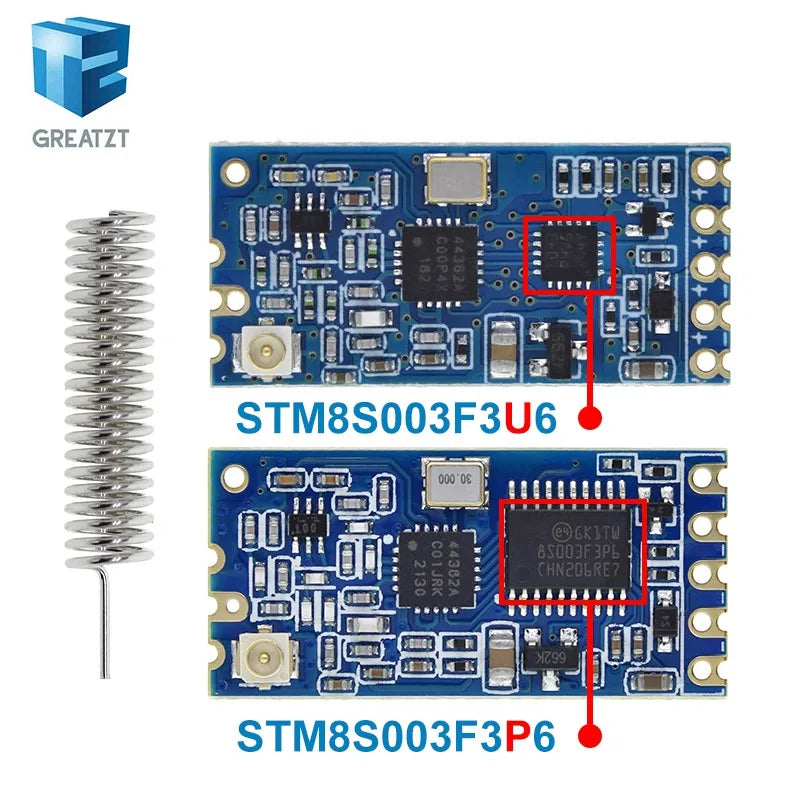 GREATZT 433Mhz HC-12 SI4463/4438 Wireless Serial Port Module 1000m Replace Bluetooth NEW