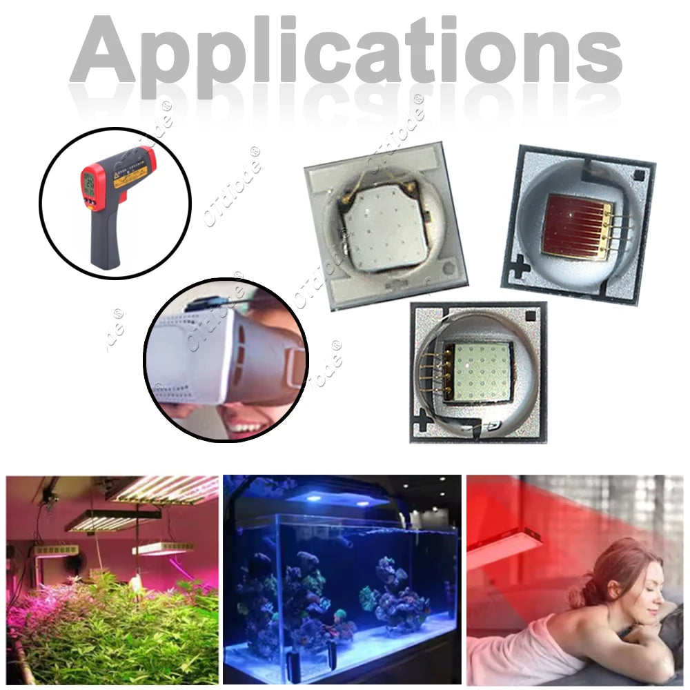2-5pcs 3W 5W LED 3535 Ceramic SMD XPG2 High Power Chip 3-3.6V Royal Blue 450nm Green 520nm Red 620nm2-2.4V 1500mA For Flashlight