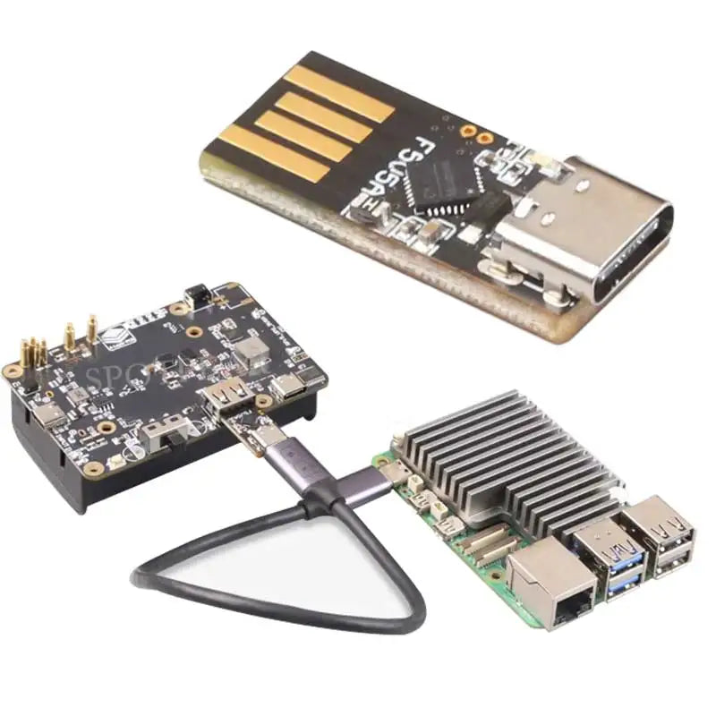 Raspberry Pi 5 USB A C Mini PD Trigger Activation Power Adapter To Solve Non-PD-Power System Error Warning