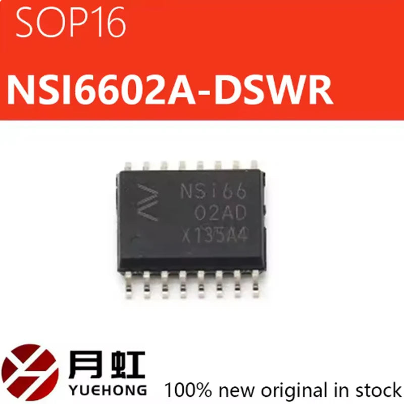 1/5/10pcs NSI6602A-DSWR SOIC-16 NSI6602AD Half Bridge Gate Driver IC Chip Brand New