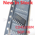 10PCS/LOT CD4520 CD4520BM SMD SOP-16 logic-counter divider In Stock NEW original IC