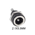 10/50/200Pcs DC-022B DC Power Socket 5.5x2.1/2.5mm Panel Mount Female Jack Socket  DC Connector DC022B
