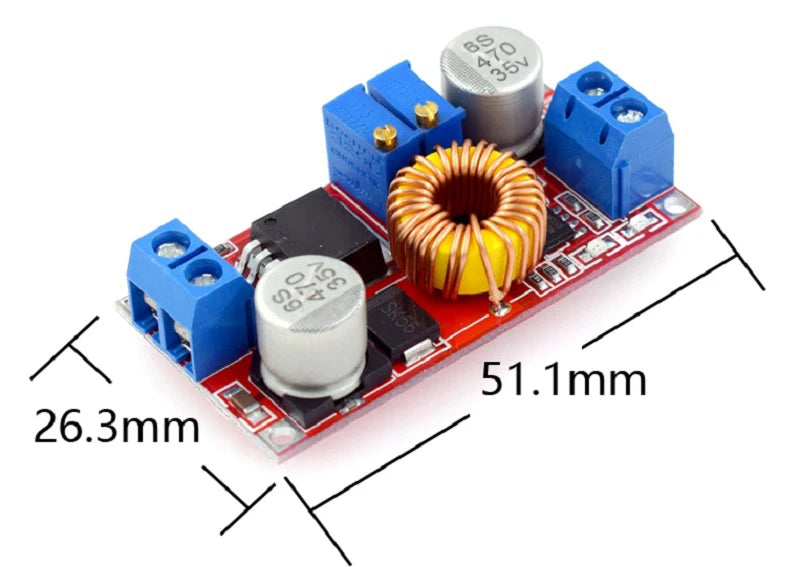1-4PCS XL4015 5A DC-DC Converter 5V-32V To 0.8V-30V Adjustable Step-Down Module Led Power Converter Module XL4015 5~32v 96%