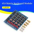 4X4 Matrix Keyboard For Arduino Array Module 16 Key Push Buttons Tastatur Switch Keypad Panel 4*4 Tasten 8LEDs Accessory DIY Kit