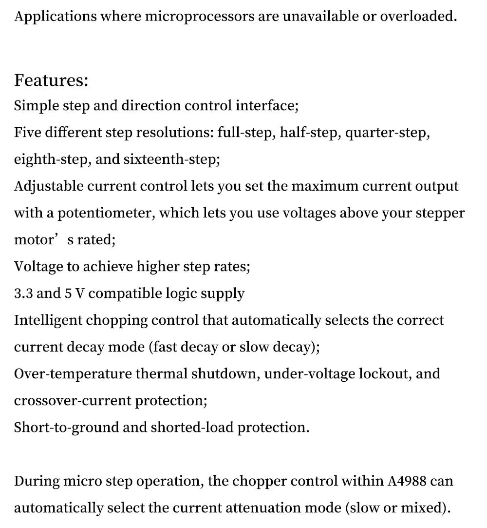 3D Printer Parts A4988 DRV8825 Stepper Motor Driver With Heat sink For SKR V1.3 1.4 GTR V1.0 RAMPS 1.4 1.6 MKS GEN V1.4 board