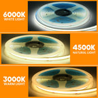 12V 5V USB COB LED Strip Light With 2Pin Wire 320 384 480 528 LEDs Flexible Tape Linear Lighting Warm White Pink Blue Red Yellow
