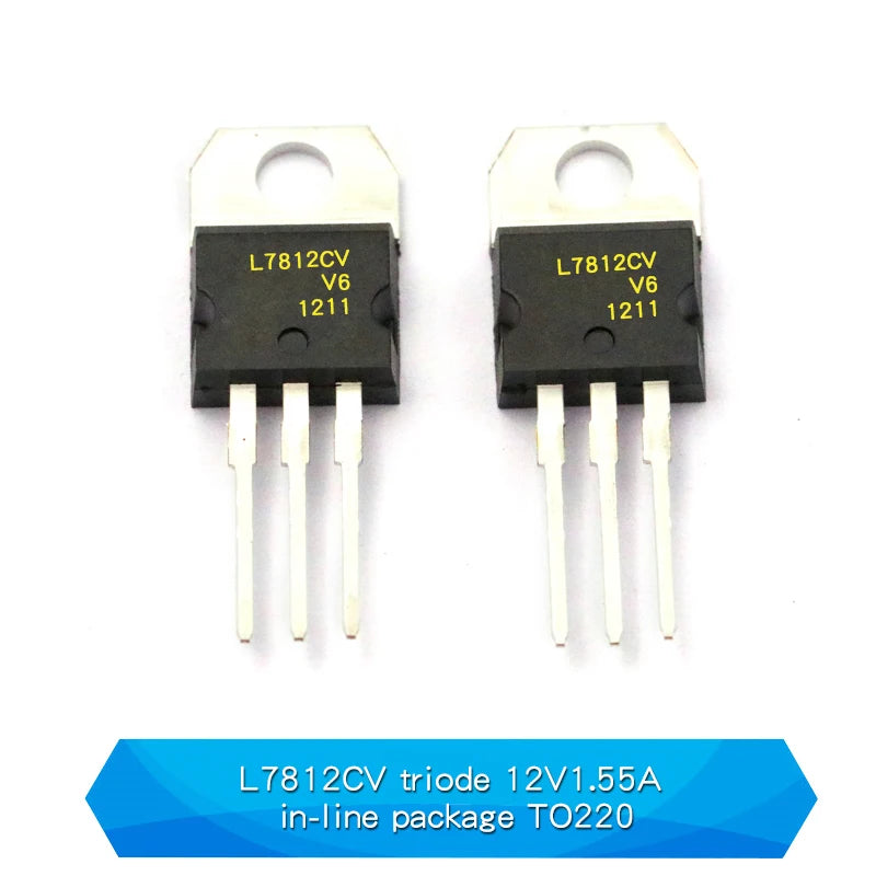 10Pcs LM7805CT CJ78M05 LM317BTG LM7905CT LM317T L7812CV LM317AT L7915CV TO220 L7805CD2T Voltage Regulator IC 5V 1.5A TO-220