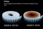 WS2815 DC12V WS2812B WS2813 LED Strip Light RGB Individually Addressable LED Lights Dual Signal 30 60 100 144 LEDs IP30 65 67