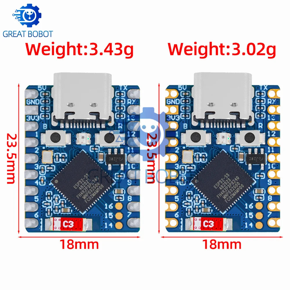 ESP32-S3 ESP32-C3-Zero 3.3v/5v  Mini Development Board WiFi Bluetooth esp32 for arduino