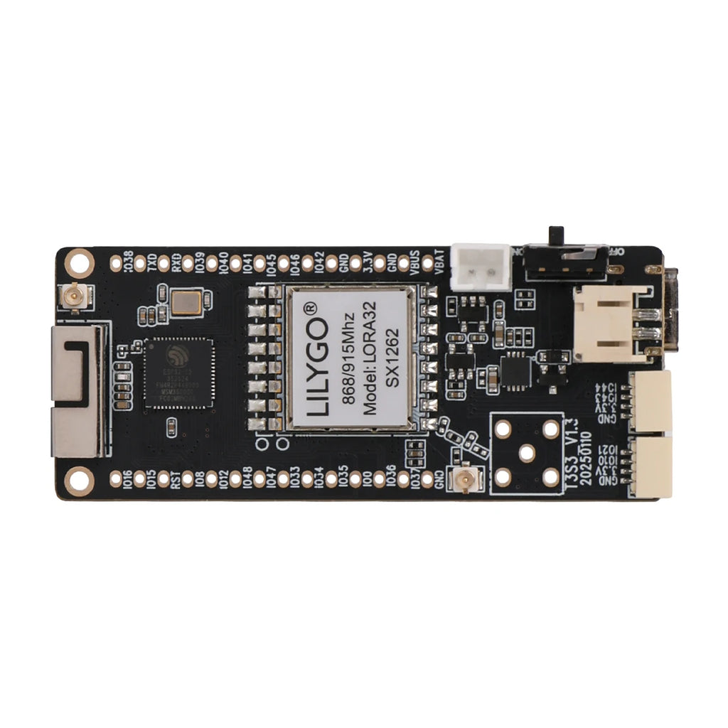 LILYGO T3S3 V1.3 ESP32-S3 LoRa Meshtastic SX1262 Dev Board LoRa 2.4G Module 433/868/915MHz WiFi Bluetooth Wireless GPS