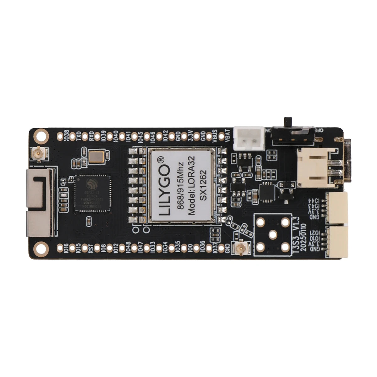 LILYGO T3S3 V1.3 ESP32-S3 LoRa Meshtastic SX1262 Dev Board LoRa 2.4G Module 433/868/915MHz WiFi Bluetooth Wireless GPS