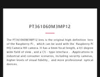 Raspberry Pi High Quality HQ Camera Module 12.3MP IMX477 sensor support for C- and CS-mount lenses
