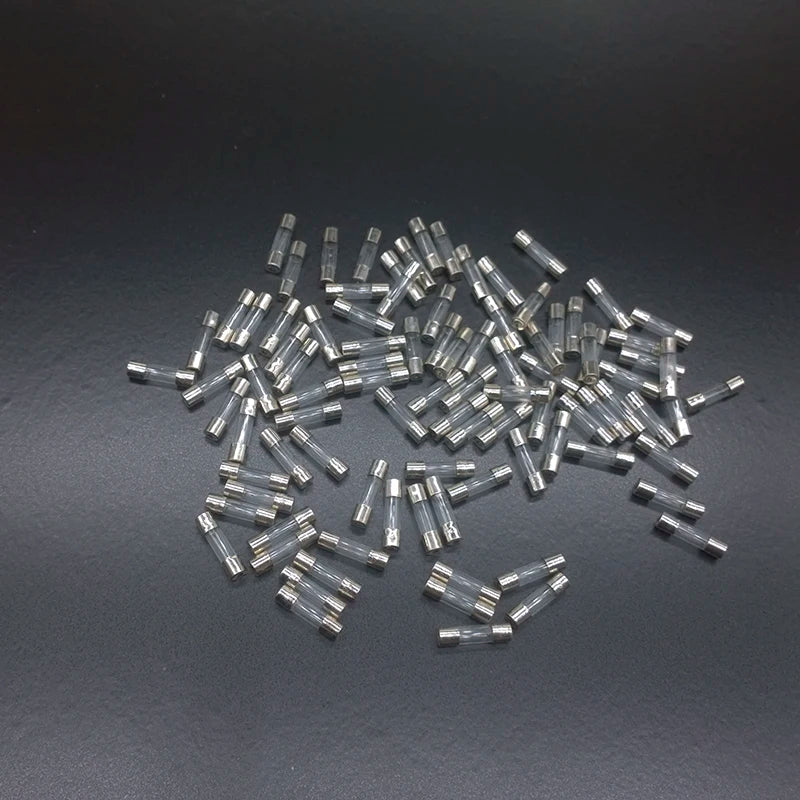 100pcs/225pcs 5x20mm 0.1A-30A Household Fuses Electrical Assorted Fuse Amp Fast-blow Glass Fuse Mix Set With Box 0.2A 0.5A 1A 2A