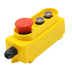 Waterproof COP-21H Lifting Button Control Box with Safety Emergency Stop Push Button Switch for 2.2KW 250V Electric Hoist Crane