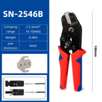 Crimping Tool For Dupont JST MOLEX Terminals,No/Pre Insulated Ferrules,Butt Connectors,Solar & Coax Connectors SN-58B 2549 2546B