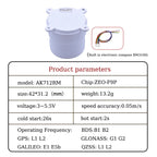 F9P/UM980/UM981/UM960/M20 GPS Antenna with Compass IST8310&RM3100 for Drone RTK Module Precision Agriculture Auto-Survey Mapping