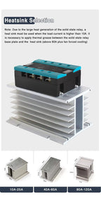 DA Three Phase Solid State Relay  25A 40A 100A DC TO AC 3 Phase SSR 3-32V DC Control 24-480V