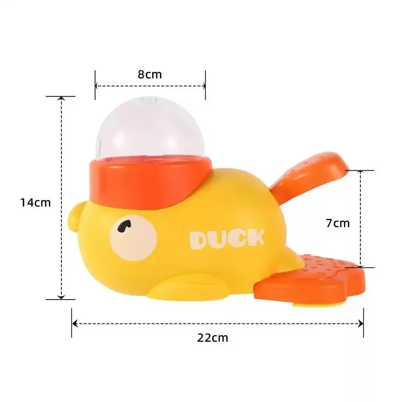 Intelligent Dog Automatic Feeder Cat Dog Puzzle Feeder Interactive Pet Food Treat Dispenser Cartoon Duck Design for Dog Training