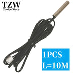 TZW 20CM 30CM 40CM 50CM 1M 2M 3M 5M 10M NTC Thermistor Temperature Sensor Waterproof Probe Wire 10K 1% 3950 W1209 W1401 Cable