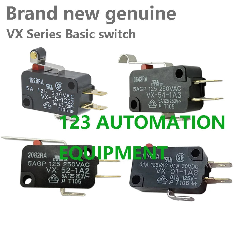 20PCS Authentic New Omron VX-01 5 52 54-1A2 VX-01 5 52 53 54 55 56-1A3 VX-012 55-1C23 VX-5-1C22 Mini Micro Switch Sensor