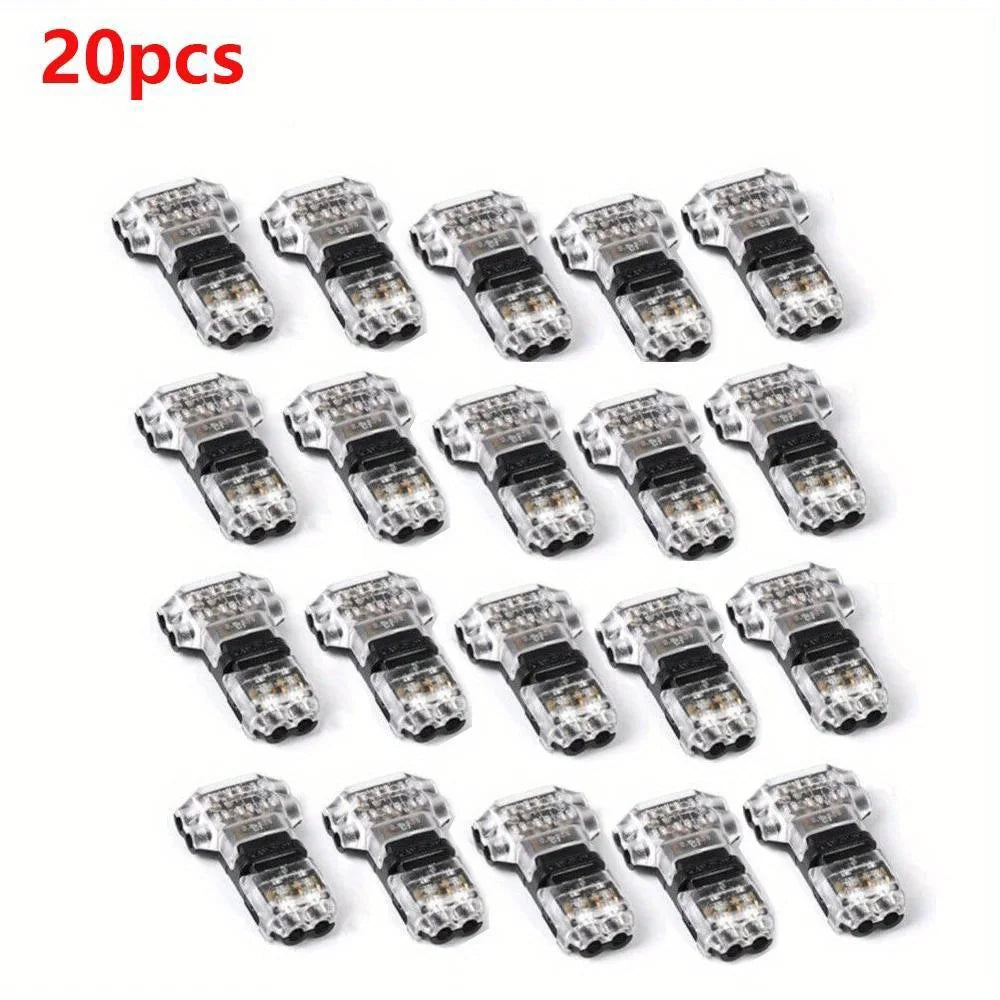 T1 T2 Quick-Connect Snap-In Terminals, No Welding No Stripping Automatic Wire Connectors, Professional Electrical Cable Accessor