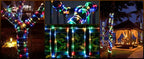 Solar String Lights Outdoor Waterproof LED Strip Rope Tube Lamp Christmas Fairy Garland String Lights for Garden Tree Yard Fence