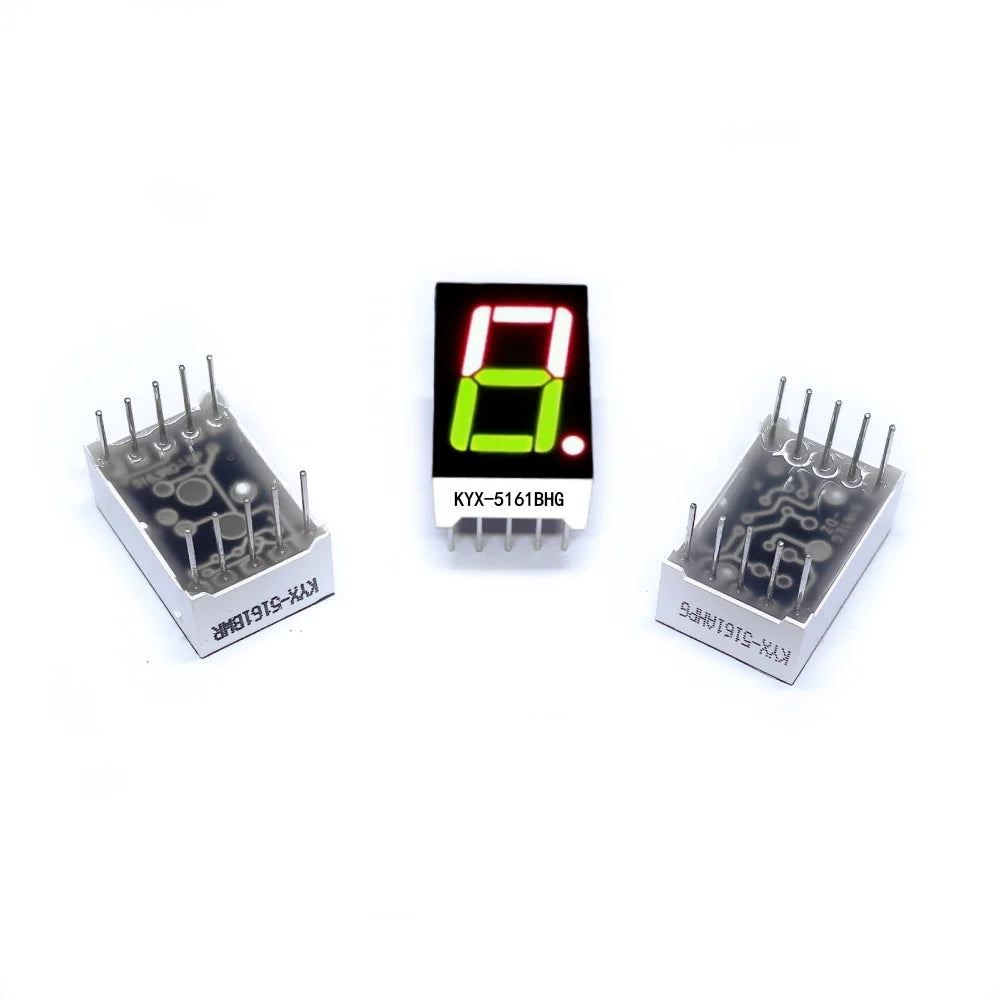 10PCS 0.56-inch 1-digit digital tube 12.6mmX19mm digital display screen "8" high 14.2mm 7-segment digital tube 5161series5611
