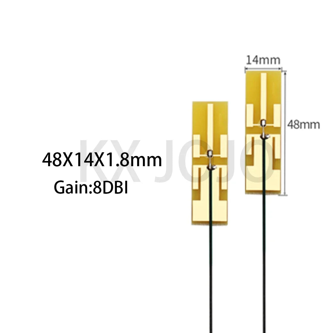 Built-in PCB Antenna 1pcs 2.4G 5.8G Dual-frequency WIFI Module Omni Directional High-gain Antenna IPX Ufl 1/Soldering Bluetooth