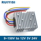 RUIYISI DC Isolated Power Converter 24V to 24V Voltage Regulator 130V120V90V80V72V60V36V48V12V to 12V5V Voltage Regulator Module
