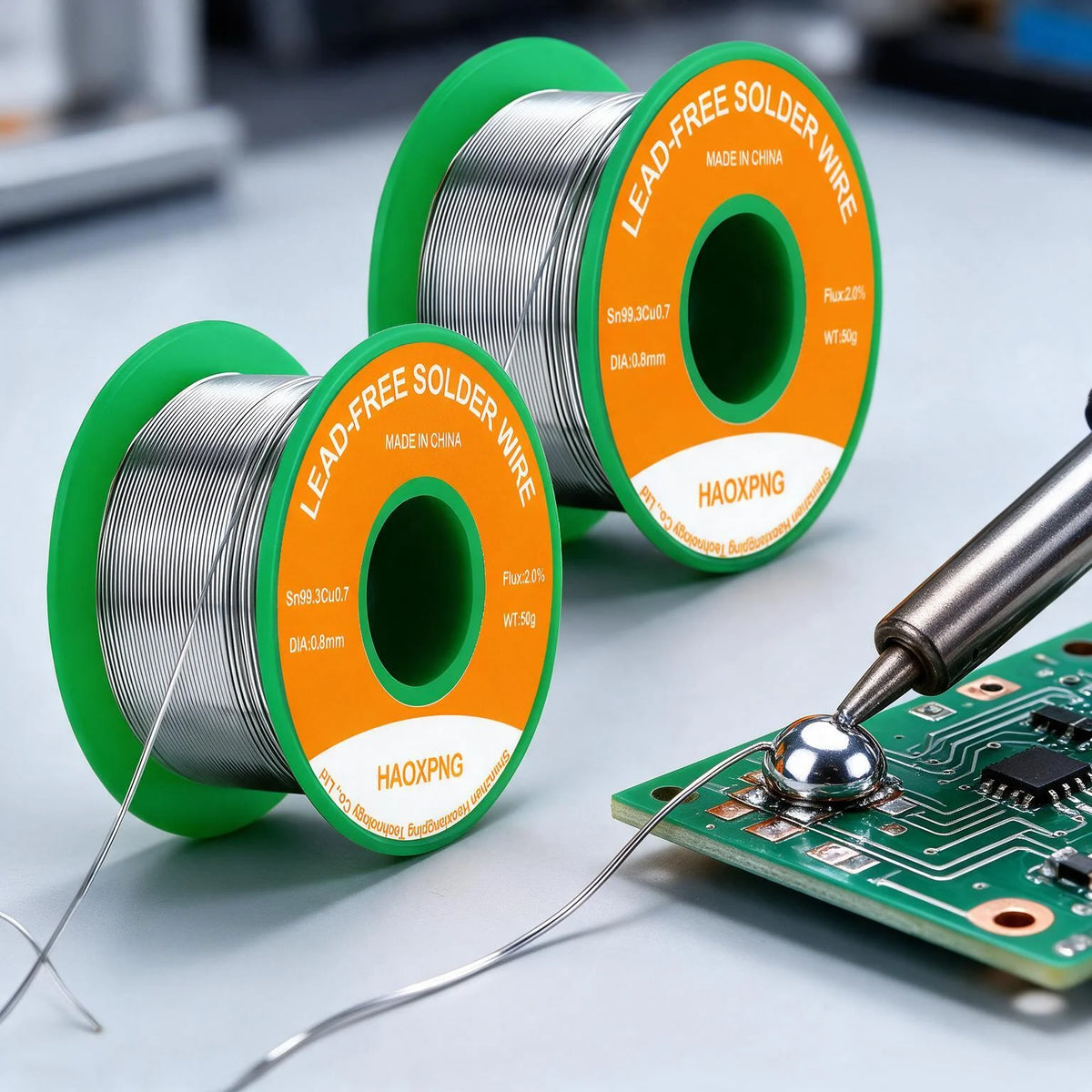 Electronic No-clean Soldering Wire Solder Wires Rosin Core Tin Multipurpose Welding Wire Flux Iron Wire Reel Household Tool