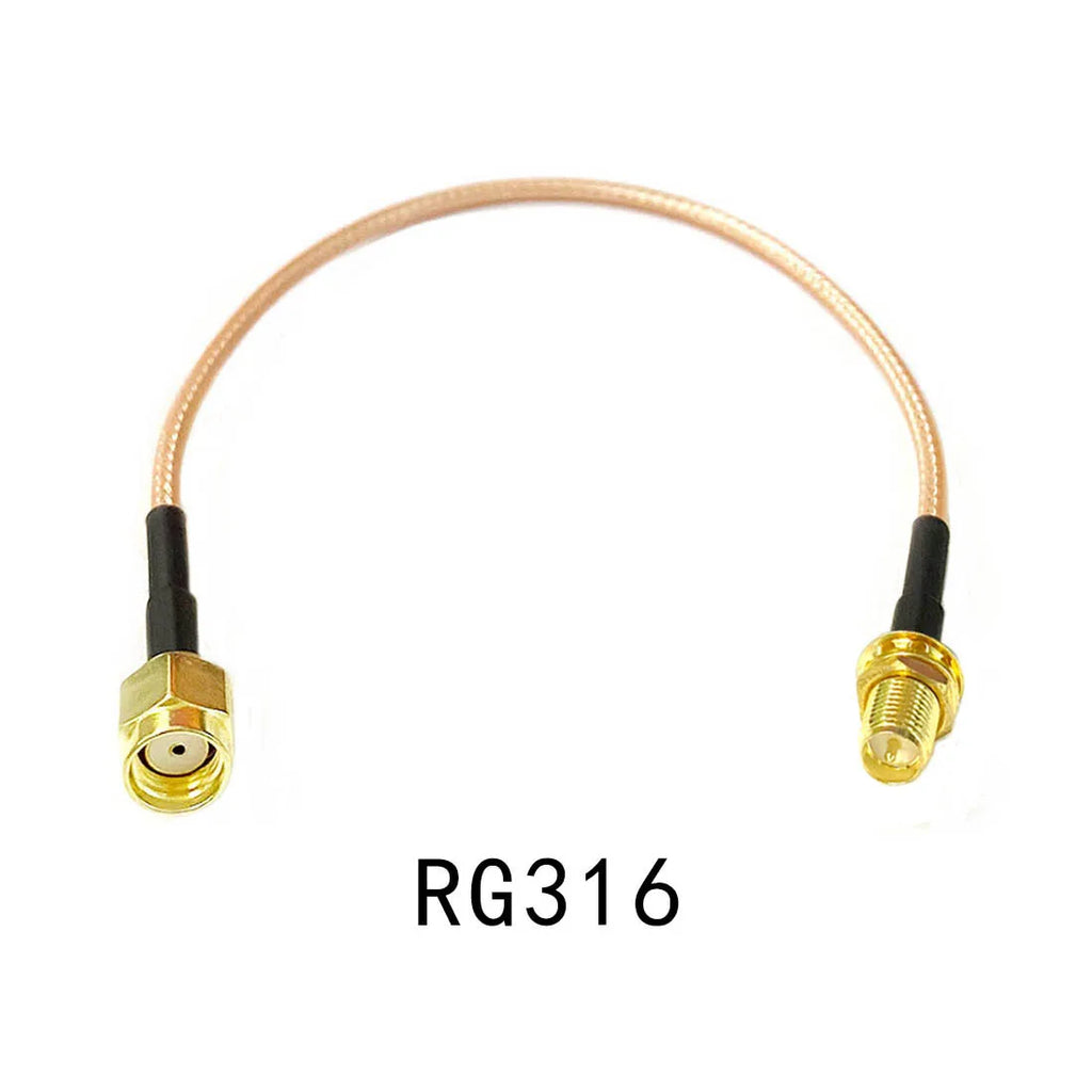 Wifi Router Extension RP SMA Male to Reverse Female Pigtail Cable Adapter RG316  RG174 RG178 RG58 RG142
