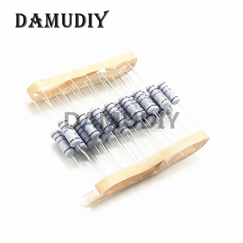 20pcs/lot 1W 5% wire wound resistor Fuse winding resistance 0.1R 0.15R 0.33R 1R 2R 2.2R 3R 4.7R 5.1R 6.8R 10R 22R 47R 100R ohm