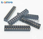 50pcs 2.54mm PH5.0 SMD 2X3/4/5/6/7/8/10/12/20P Plastic Height 5.0 Double Row Goldplated Rohs PCB Female Pin Header Connector
