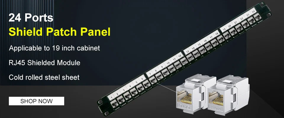 CAT5E/6/6A/7/8 UTP Network Module Tool-free RJ45 Shielded Keystone Unshielded Connector Cable Coupler Adapter FOR AMP Hot