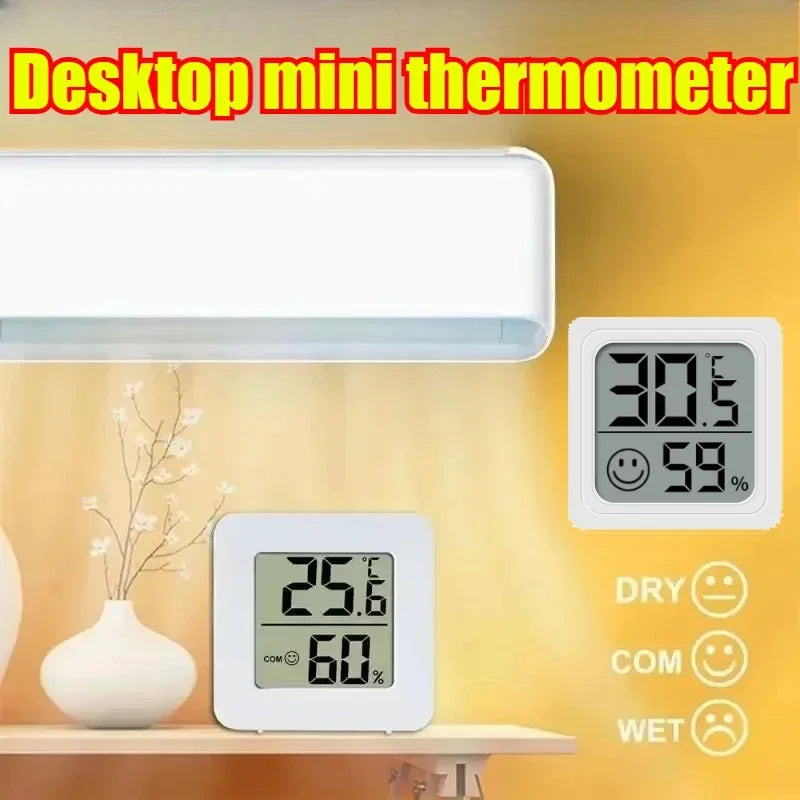 1/3/4/6 PCS Mini LCD Digital Thermometer Hygrometer Indoor Room Temperature Humidity Meter Sensor Gauge Weather Station Set