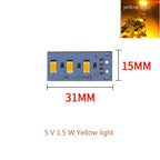 New 10pcs High Brightness 5V LED Color Lamp Bead Light Board Bulb 5730 SMD 1.5W Red Purple Yellow Green Blue Warm White Light