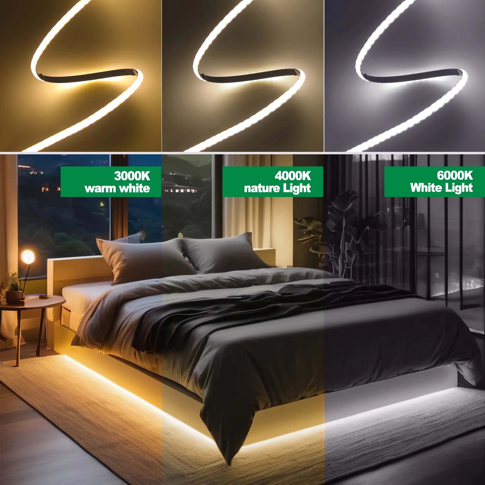 Super Bright USB DC5V COB Led Light Strip 320LED/m High Density Flexible Linear Lighting Warm/Natural/White 50cm 1m 2m 3m 4m 5m