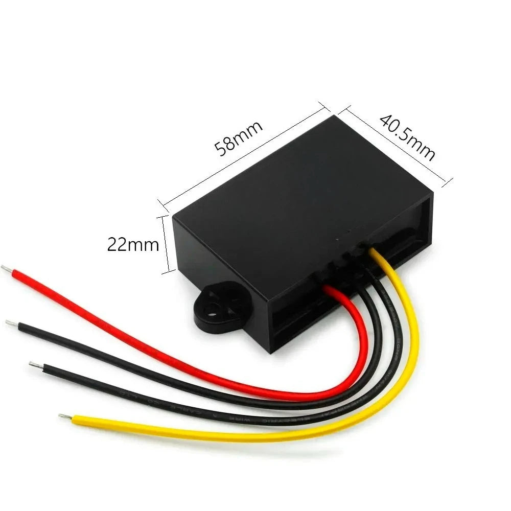 Waterproof Step-down Converter 12 24V 36V 48V 60V 72V 80V 85V to 12V 1A 2A 3A 5A Volt Regulator DC to DC Mini Buck Converter
