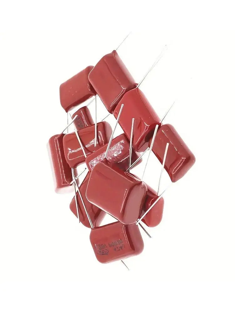 400V 165Pcs/Box 24 Types 104 473 334 103 684 474 224 155 125 105 335 225 475 275 CBB Metal Film Capacitors Assortment Kit