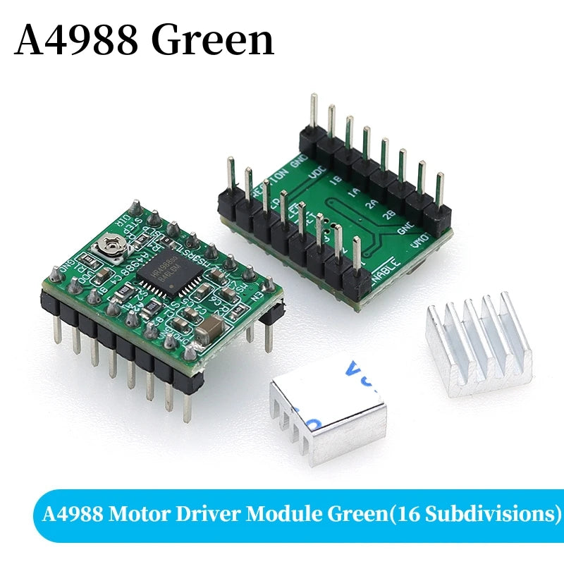 3D Printer Parts A4988 DRV8825 Stepper Motor Driver With Heat sink For SKR V1.3 1.4 GTR V1.0 RAMPS 1.4 1.6 MKS GEN V1.4 board