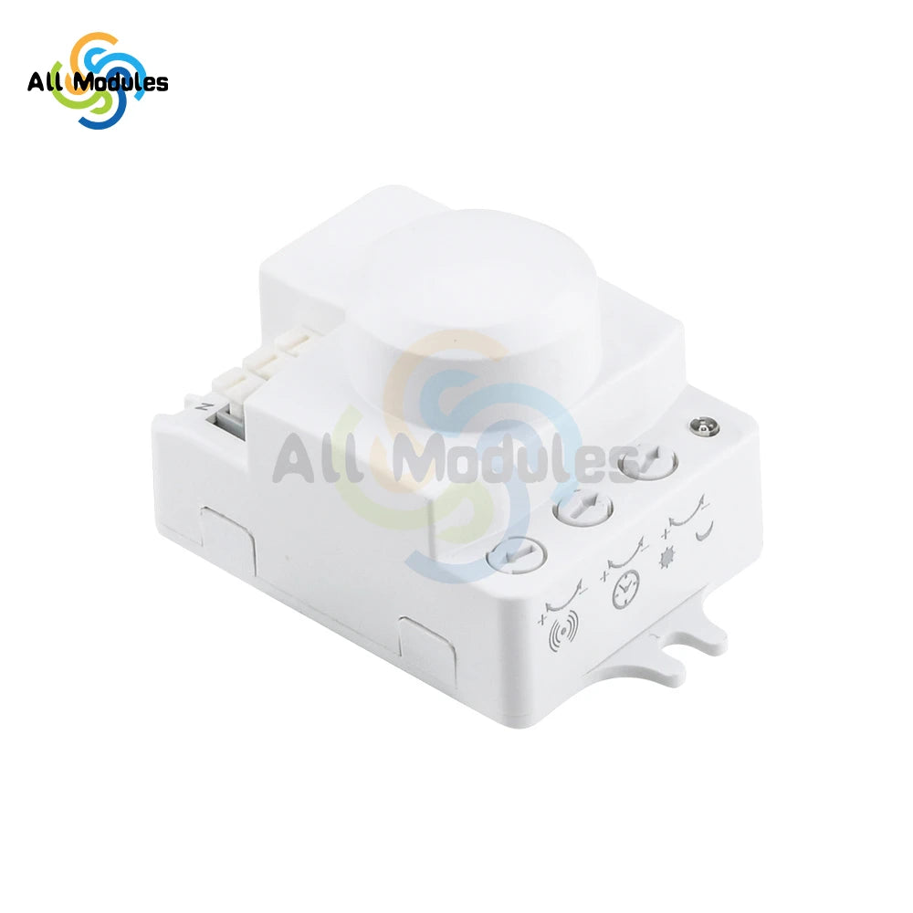 AC 220V 5.8GHz Microwave Radar Sensor Switch Human Body Motion Induction Sensor for LED Light Sensors Switches