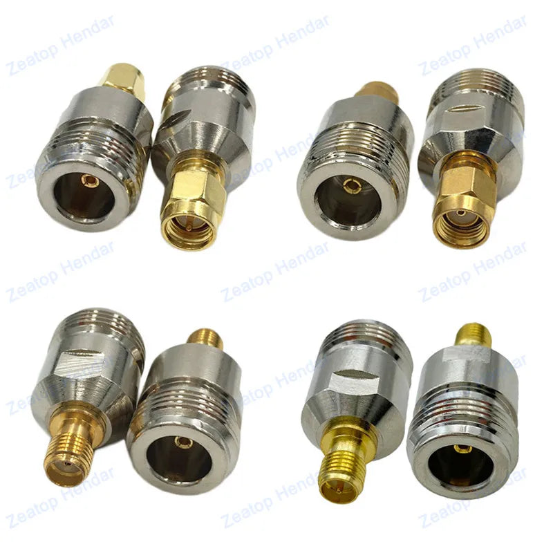 1Pcs Brass N Female to SMA RP-SMA Male Female Plug RF Coaxial Cable Adapter Jack RP SMA to N F/M Connector High Quality